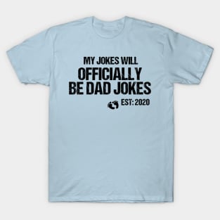 Dad Jokes Soon To Be Dad 2020 T-Shirt